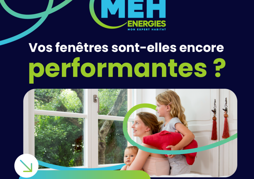Fenêtres performantes limitant les pertes de chaleur dans une maison familiale